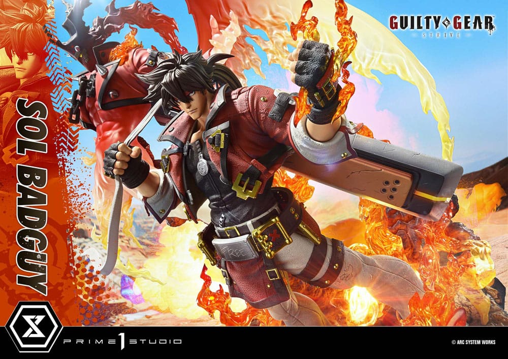 Guilty Gear Strive statuette Ultimate Premium Masterline Series 1/4 Sol Badguy Version 82 cm