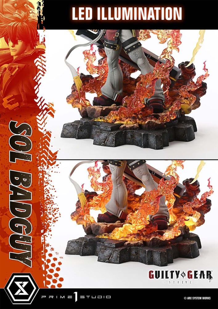 Guilty Gear Strive statuette Ultimate Premium Masterline Series 1/4 Sol Badguy Version 82 cm