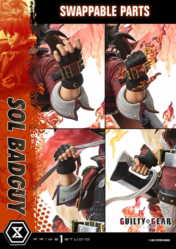 Guilty Gear Strive statuette Ultimate Premium Masterline Series 1/4 Sol Badguy Version 82 cm