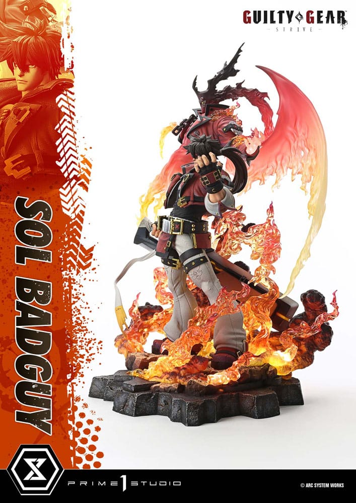 Guilty Gear Strive statuette Ultimate Premium Masterline Series 1/4 Sol Badguy Version 82 cm