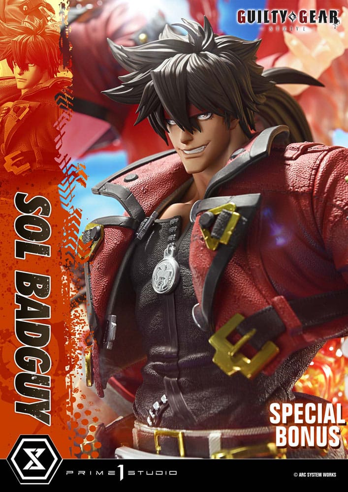 Guilty Gear Strive statuette Ultimate Premium Masterline Series 1/4 Sol Badguy Bonus Version 82 cm
