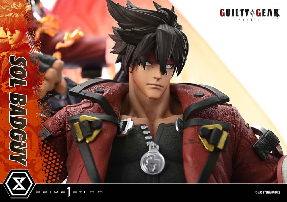 Guilty Gear Strive statuette Ultimate Premium Masterline Series 1/4 Sol Badguy Bonus Version 82 cm