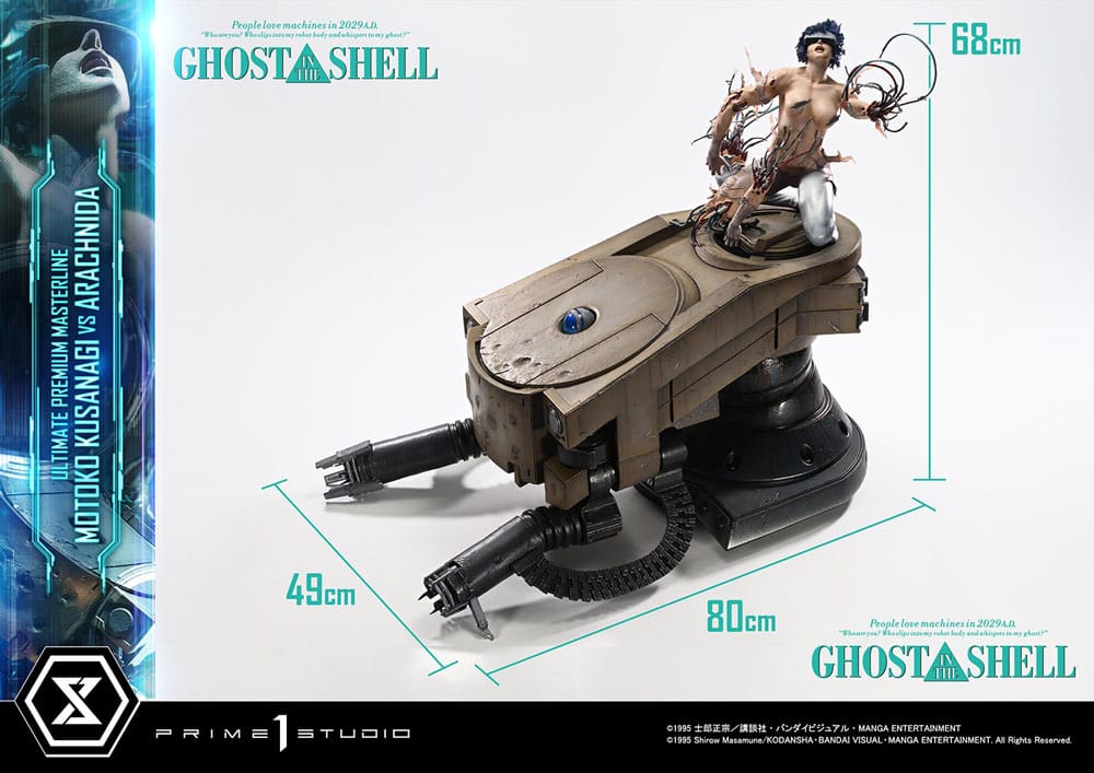 Ghost in the Shell statuette Ultimate Premium Masterline Series 1/4 Motoko Kusanagi vs Arachnida 68 cm
