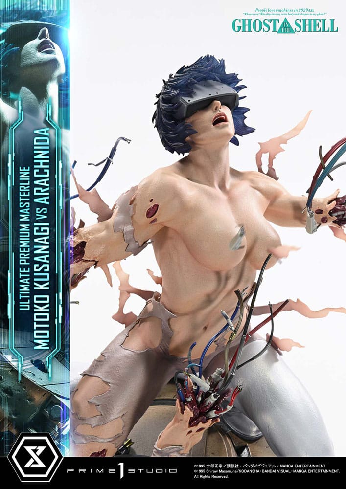 Ghost in the Shell statuette Ultimate Premium Masterline Series 1/4 Motoko Kusanagi vs Arachnida 68 cm