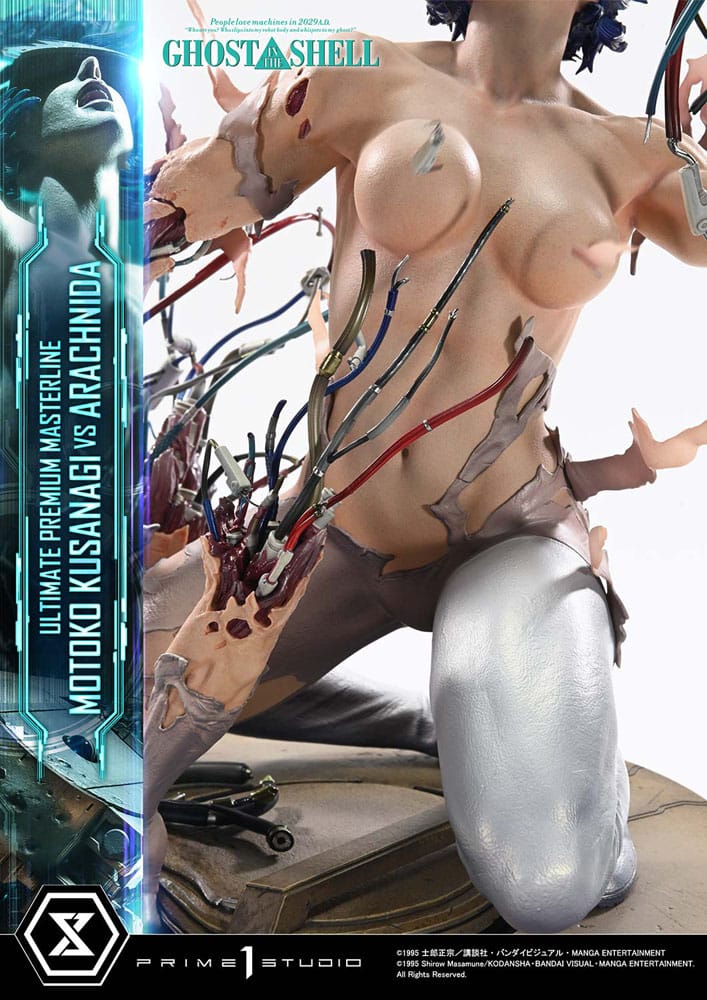 Ghost in the Shell statuette Ultimate Premium Masterline Series 1/4 Motoko Kusanagi vs Arachnida 68 cm