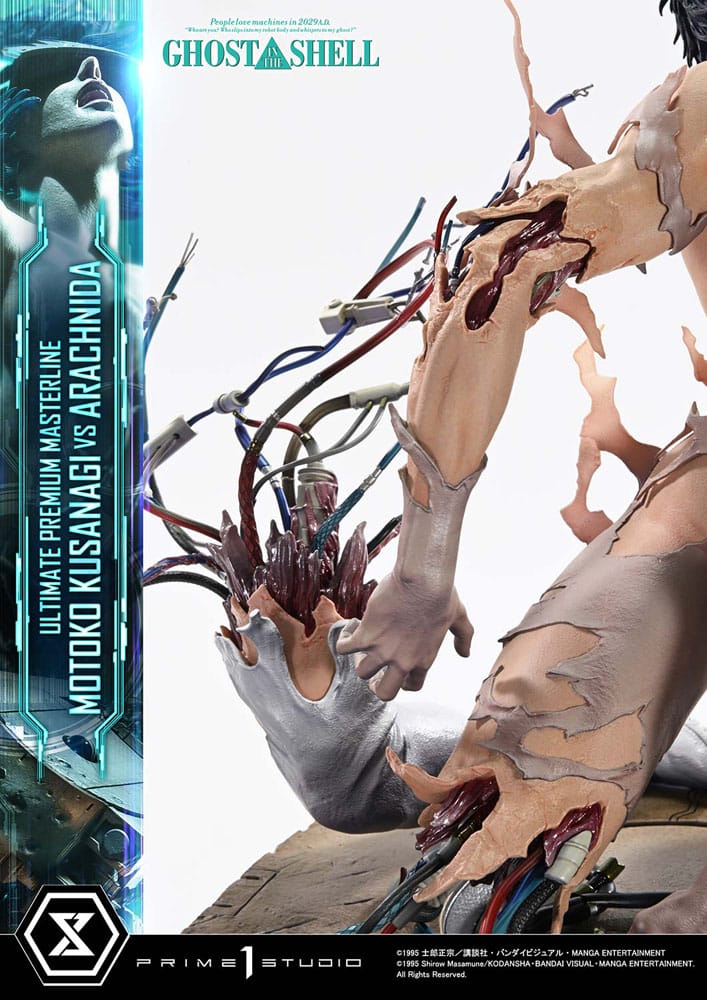 Ghost in the Shell statuette Ultimate Premium Masterline Series 1/4 Motoko Kusanagi vs Arachnida 68 cm