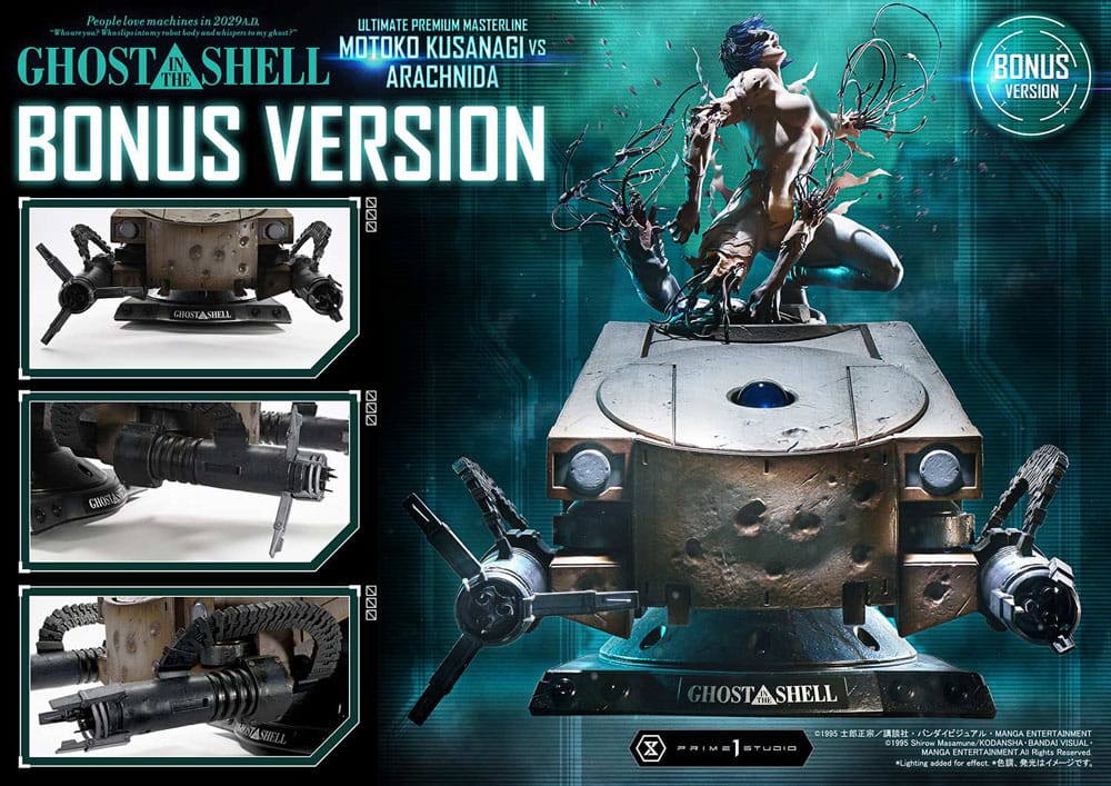 Ghost in the Shell statuette Ultimate Premium Masterline Series 1/4 Motoko Kusanagi vs Arachnida Bonus Version 68 cm