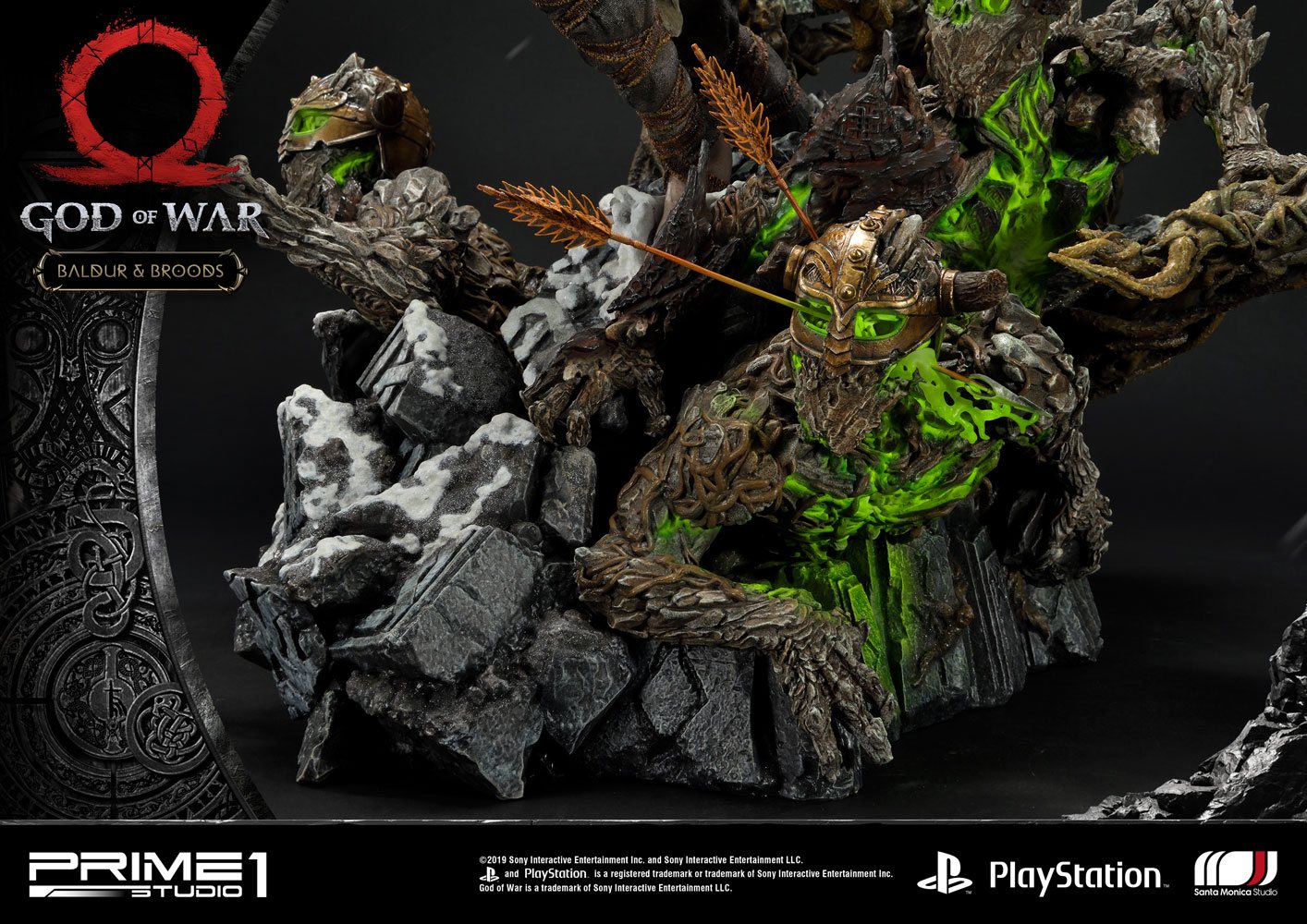 God of War (2018) statuette Baldur & Broods 62 cm
