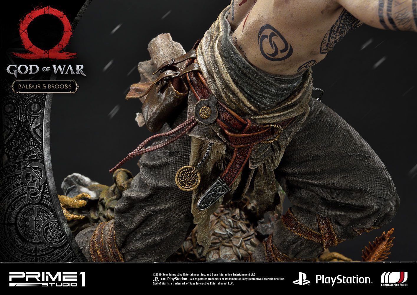 God of War (2018) statuette Baldur & Broods 62 cm