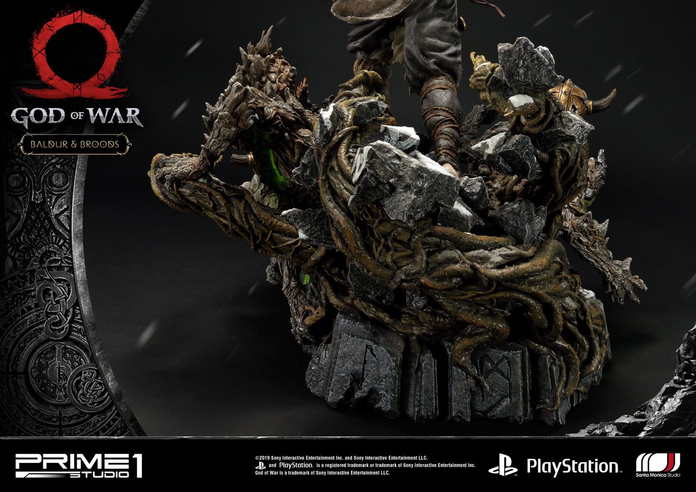 God of War (2018) statuette Baldur & Broods 62 cm