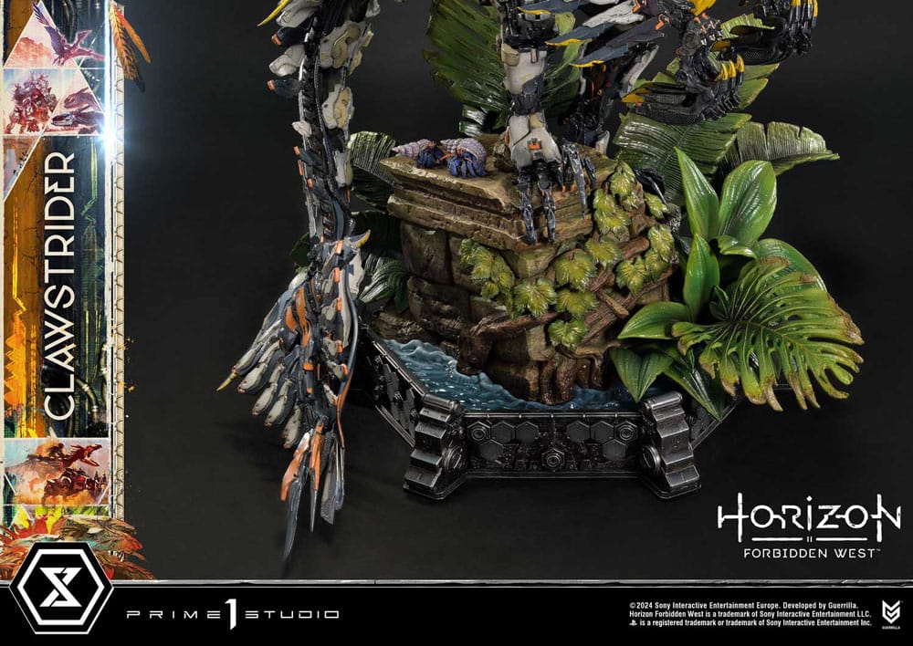 Horizon Forbidden West statuette Ultimate Premium Masterline Series 1/4 Clawstrider 68 cm