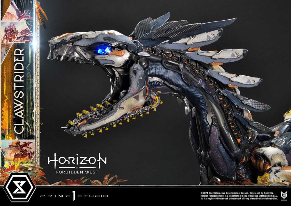 Horizon Forbidden West statuette Ultimate Premium Masterline Series 1/4 Clawstrider 68 cm