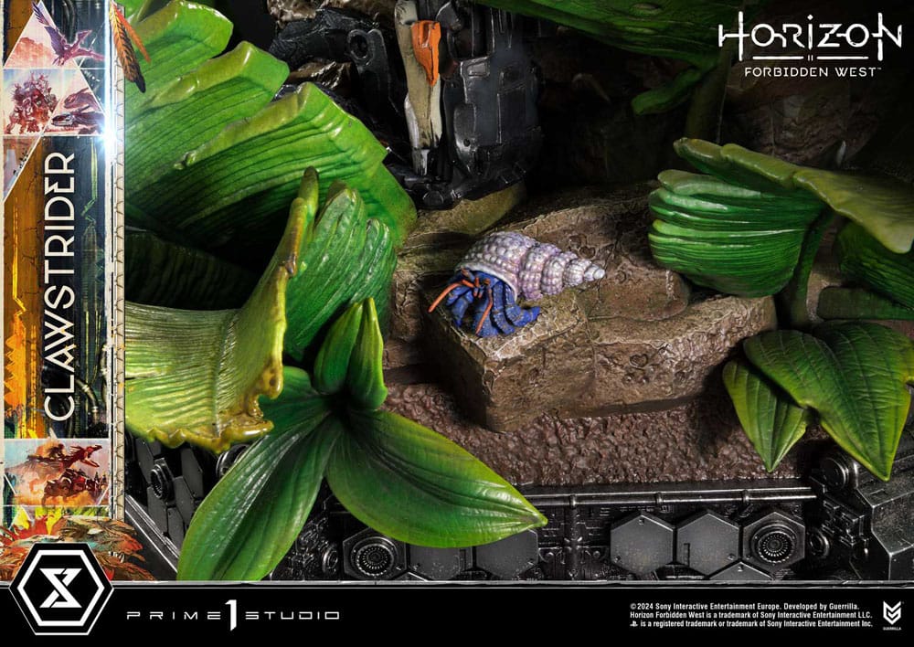 Horizon Forbidden West statuette Ultimate Premium Masterline Series 1/4 Clawstrider 68 cm