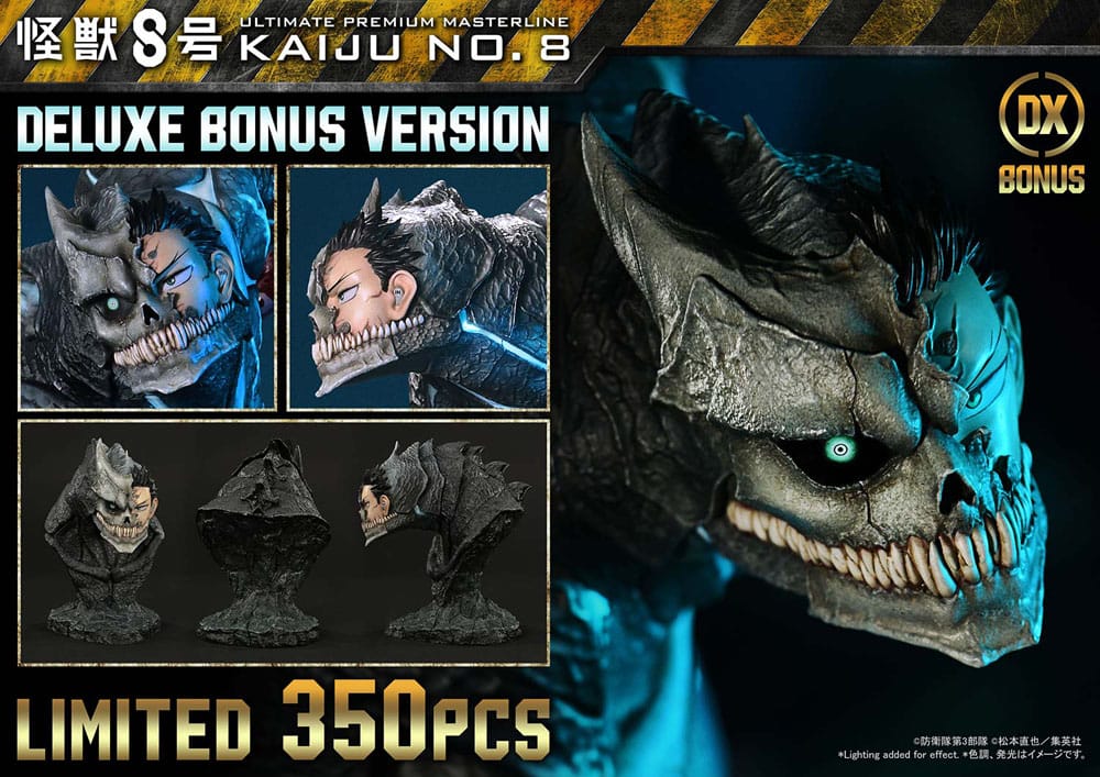 Kaiju No. 8 statuette Ultimate Premium Masterline Series 1/4 Kaiju No. 8 DX Bonus Ver. 70 cm