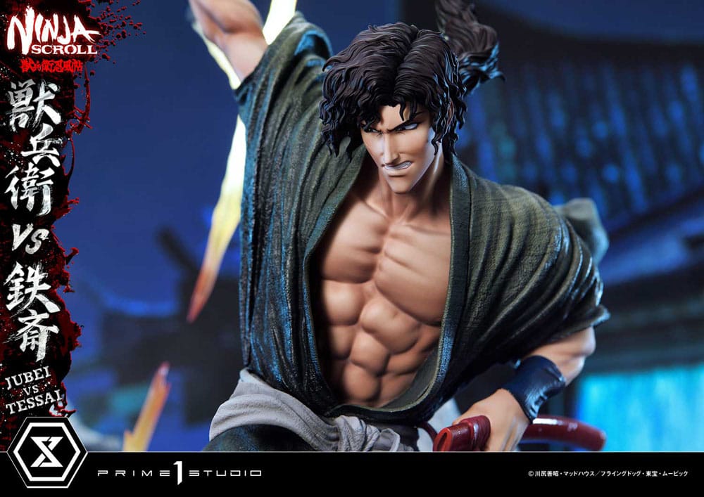 Ninja Scroll statuette Ultimate Premium Masterline Series 1/4 Jubei Versus Tessai 101 cm