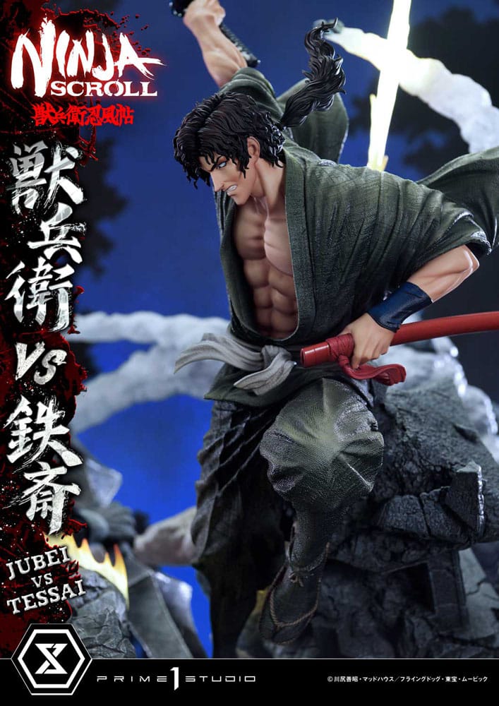 Ninja Scroll statuette Ultimate Premium Masterline Series 1/4 Jubei Versus Tessai 101 cm