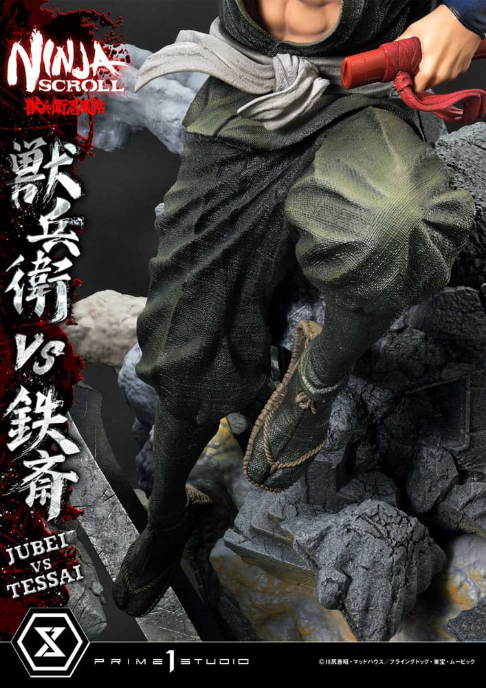 Ninja Scroll statuette Ultimate Premium Masterline Series 1/4 Jubei Versus Tessai 101 cm
