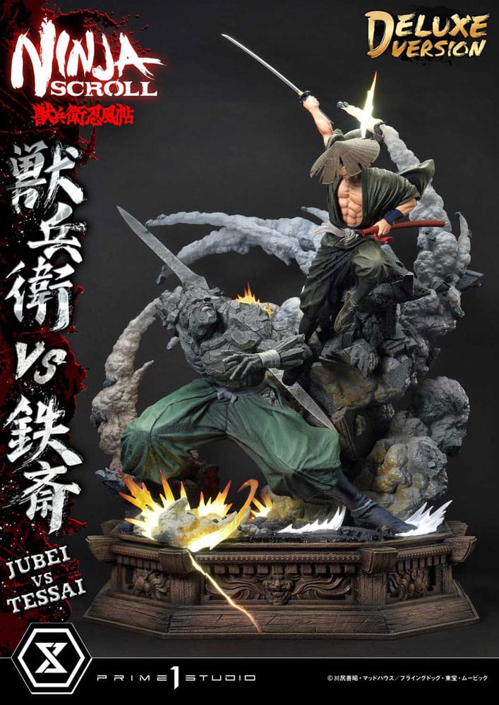 Ninja Scroll statuette Ultimate Premium Masterline Series 1/4 Jubei Versus Tessai Deluxe Bonus Version 101 cm