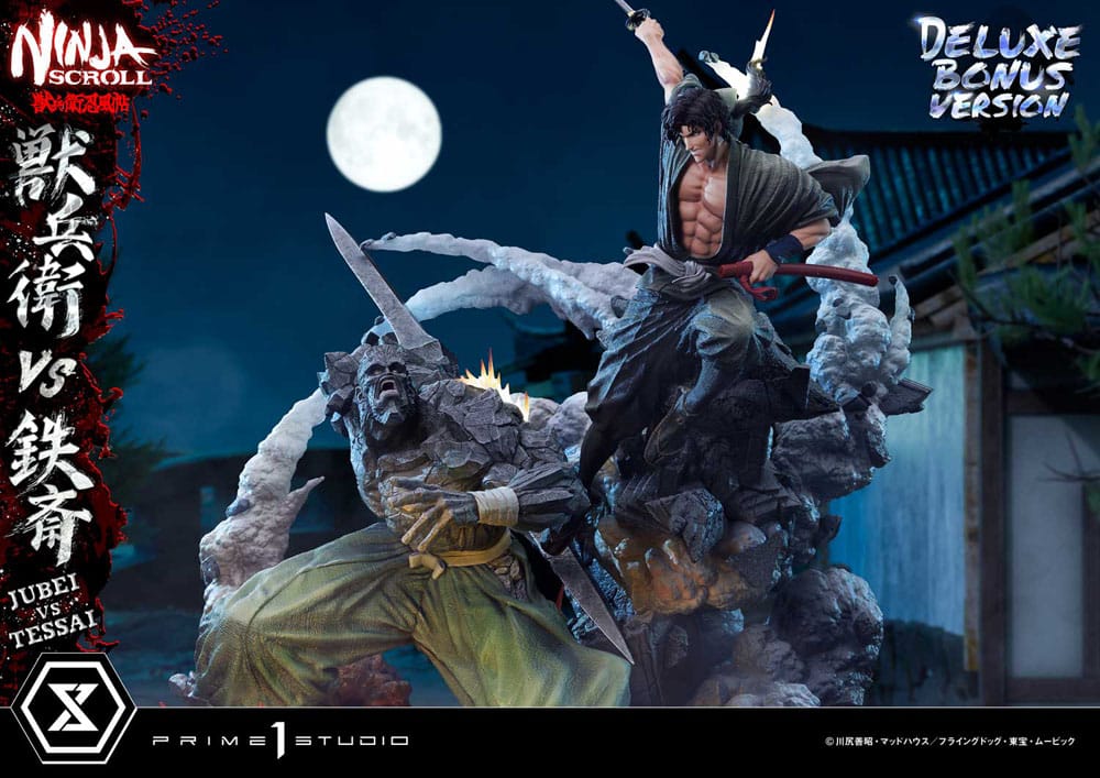 Ninja Scroll statuette Ultimate Premium Masterline Series 1/4 Jubei Versus Tessai Deluxe Bonus Version 101 cm