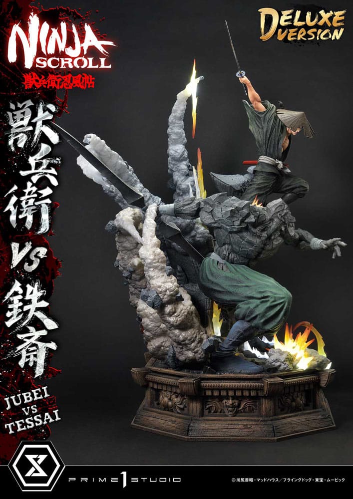 Ninja Scroll statuette Ultimate Premium Masterline Series 1/4 Jubei Versus Tessai Deluxe Bonus Version 101 cm