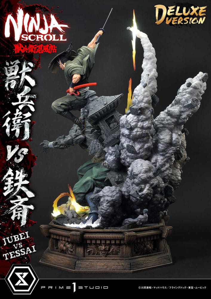 Ninja Scroll statuette Ultimate Premium Masterline Series 1/4 Jubei Versus Tessai Deluxe Bonus Version 101 cm