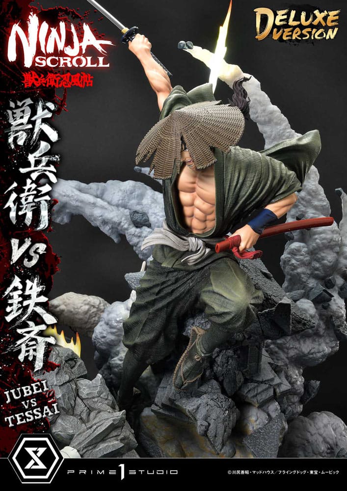 Ninja Scroll statuette Ultimate Premium Masterline Series 1/4 Jubei Versus Tessai Deluxe Bonus Version 101 cm