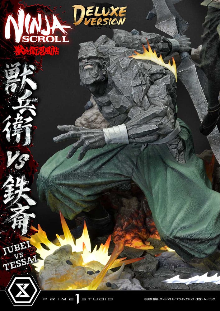 Ninja Scroll statuette Ultimate Premium Masterline Series 1/4 Jubei Versus Tessai Deluxe Bonus Version 101 cm