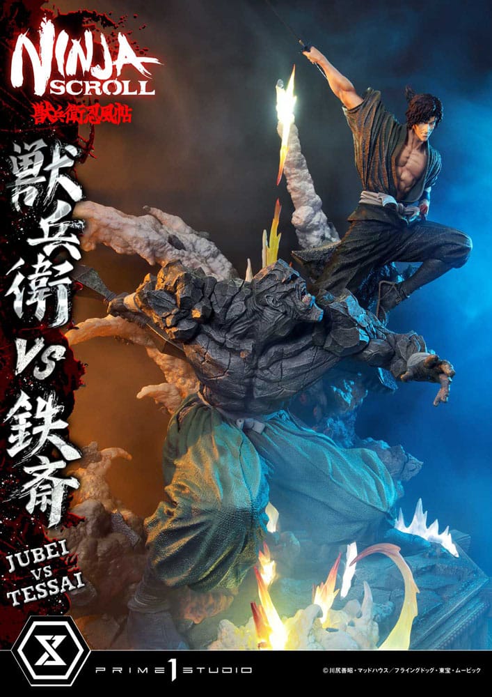 Ninja Scroll statuette Ultimate Premium Masterline Series 1/4 Jubei Versus Tessai Deluxe Bonus Version 101 cm