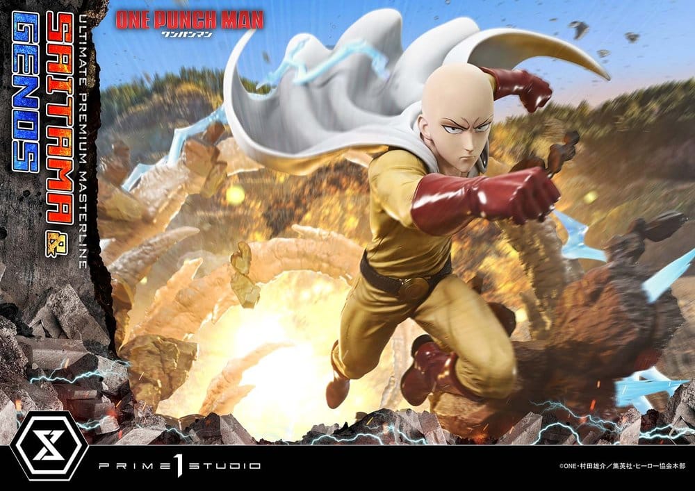 One-Punch Man statuette Ultimate Premium Masterline Series 1/4 Saitama & Genos 73 cm