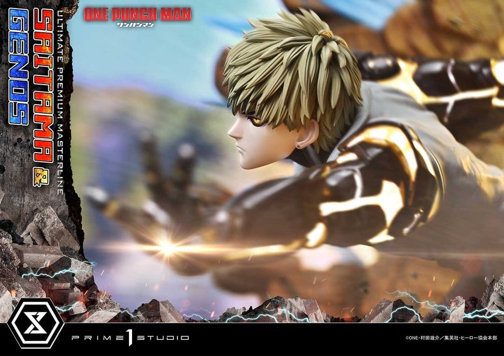 One-Punch Man statuette Ultimate Premium Masterline Series 1/4 Saitama & Genos 73 cm