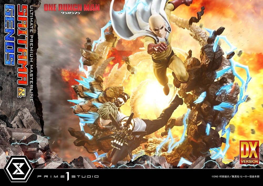 One-Punch Man statuette Ultimate Premium Masterline Series 1/4 Saitama & Genos Deluxe Version 73 cm
