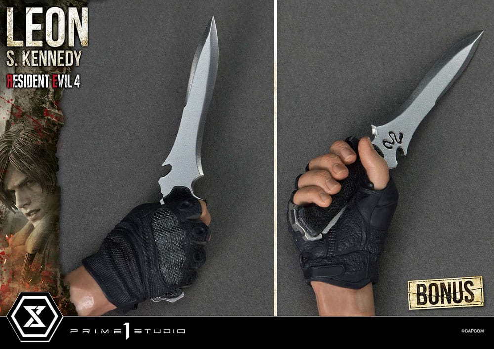 Resident Evil 4 statuette Ultimate Premium Masterline Series 1/4 Leon S. Kennedy Bonus Ver. 64 cm