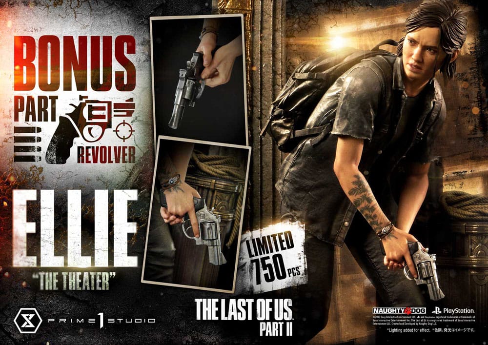 The Last of Us Part II statuette 1/4 Ultimate Premium Masterline Series Ellie "The Theater" Bonus Version 58 cm
