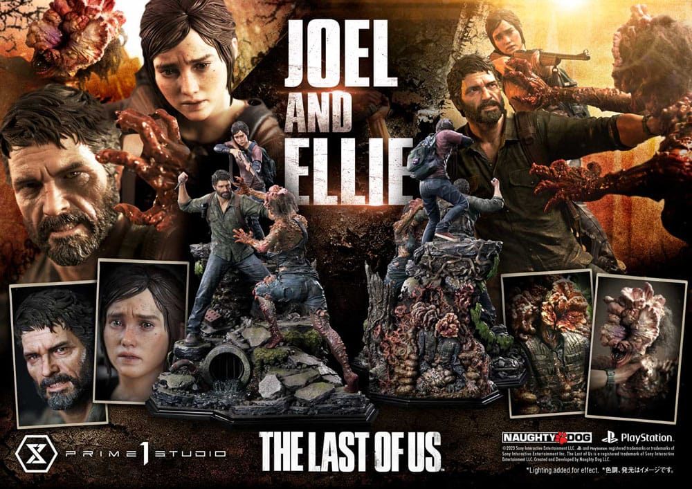 The Last of Us Part I statuette Ultimate Premium Masterline Series Joel & Ellie Deluxe Version (The Last of Us Part I) 73 cm