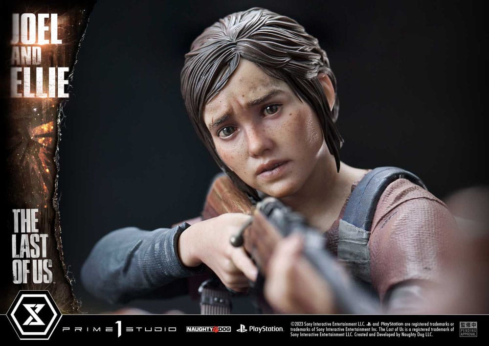 The Last of Us Part I statuette Ultimate Premium Masterline Series Joel & Ellie Deluxe Bonus Version (The Last of Us Part I) 73 cm