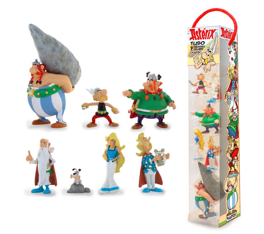 Astérix tubo 7 figurines Characters 4 - 10 cm