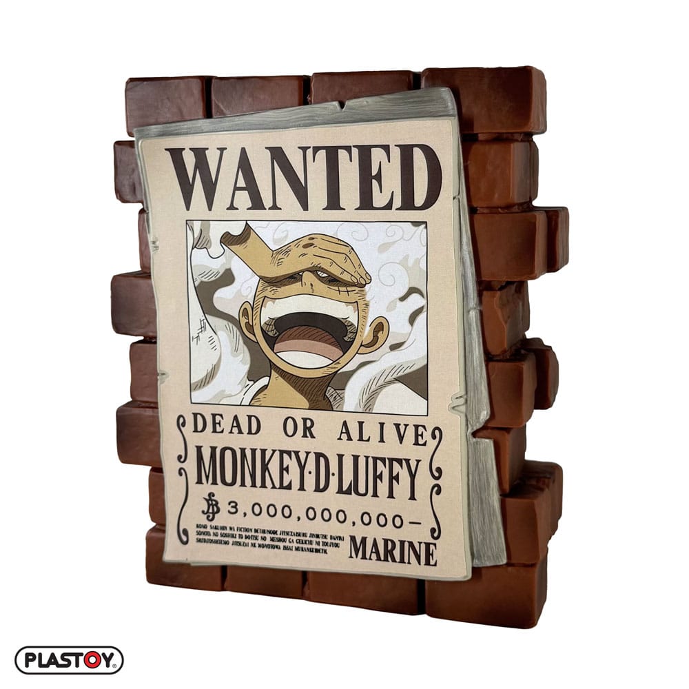 One Piece tirelire PVC Luffy Wanted