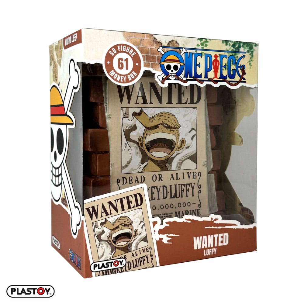 One Piece tirelire PVC Luffy Wanted