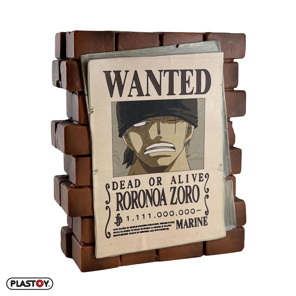 One Piece tirelire PVC Zoro Wanted