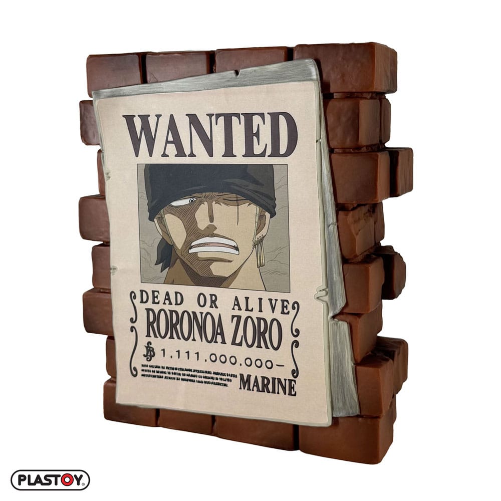 One Piece tirelire PVC Zoro Wanted