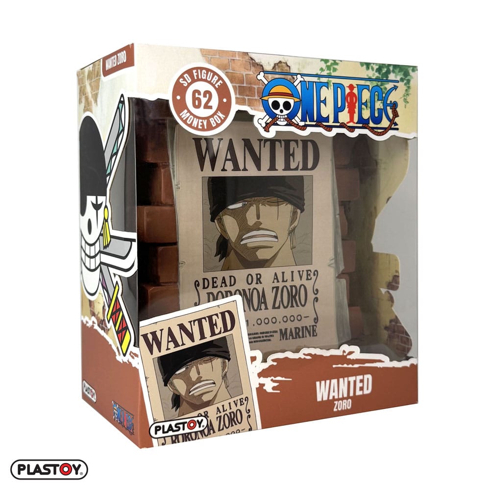 One Piece tirelire PVC Zoro Wanted