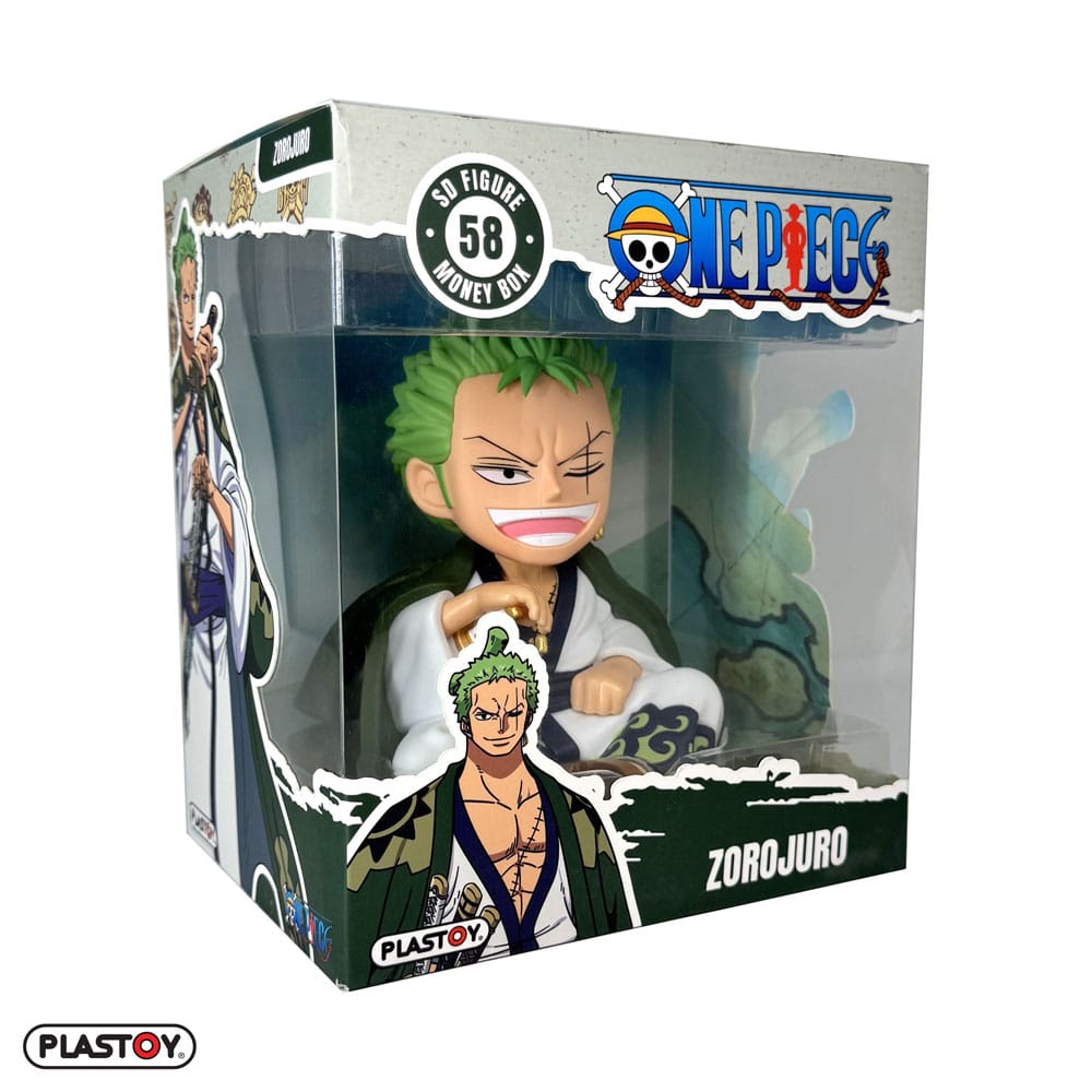 One Piece tirelire PVC Zorojuro
