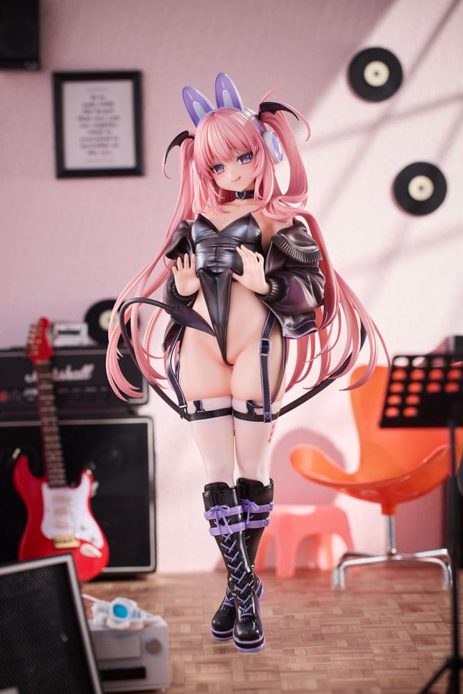 Original Character statuette PVC 1/6 Usamimi Headphone Lulumu Illustrated by Tamano Kedama 32 cm