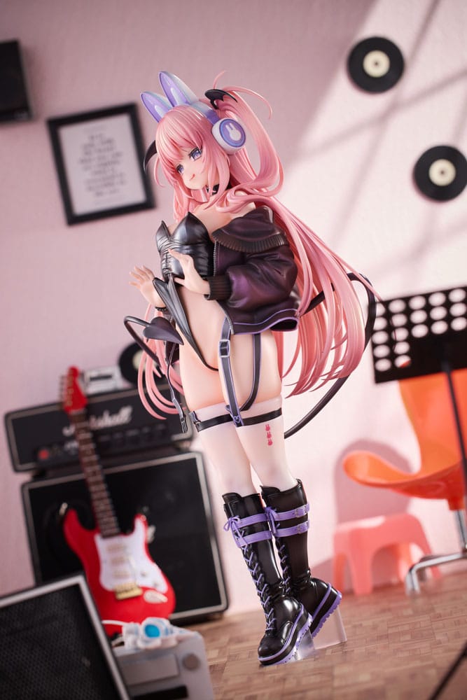 Original Character statuette PVC 1/6 Usamimi Headphone Lulumu Illustrated by Tamano Kedama 32 cm