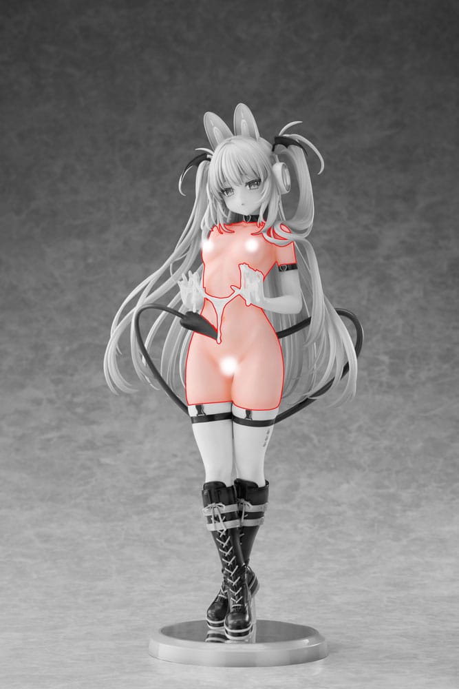 Original Character statuette PVC 1/6 Usamimi Headphone Lulumu Illustrated by Tamano Kedama Deluxe Edition 32 cm
