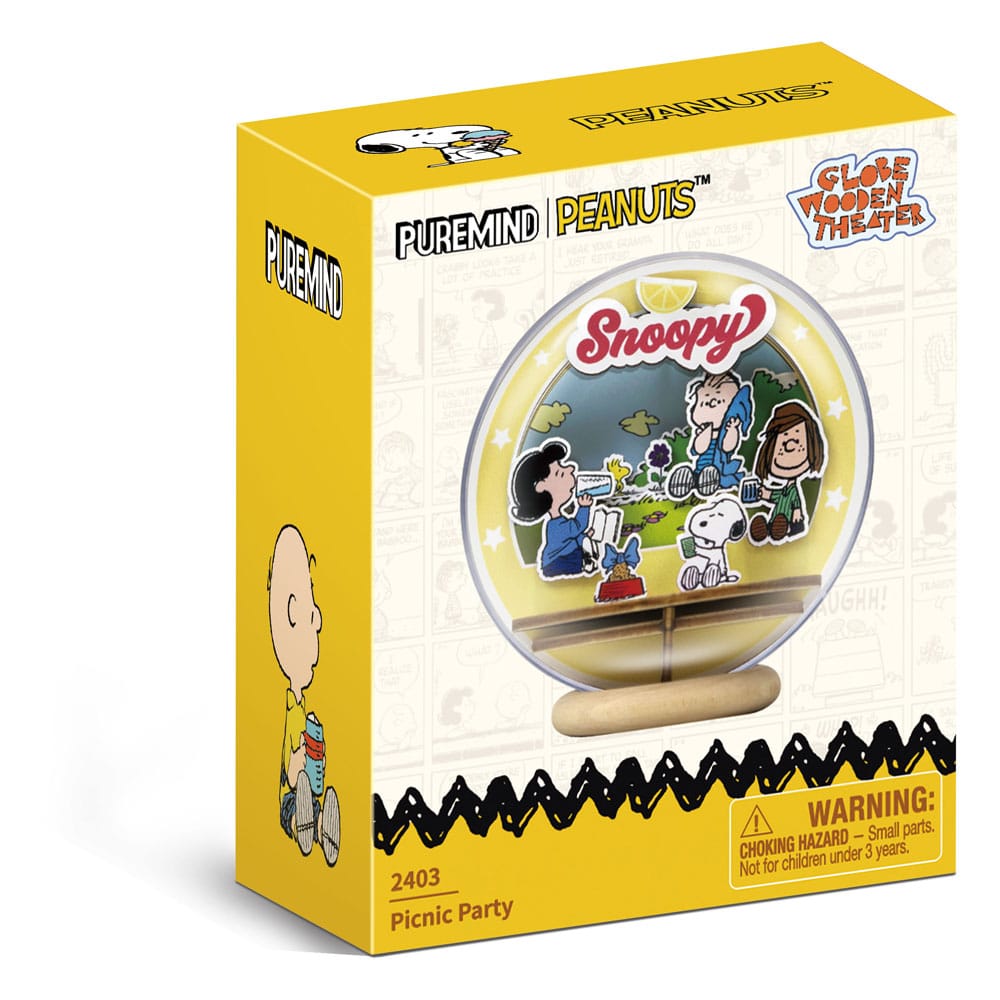 Peanuts Puremind maquette Wooden Theater Globe Picnic Party