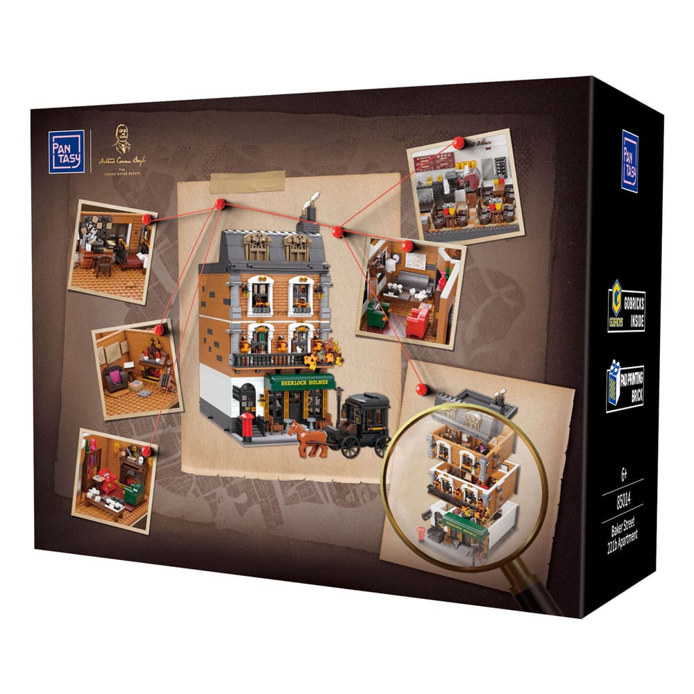 Sherlock Holmes jeu de construction Baker Street 221B Apartment 42 cm