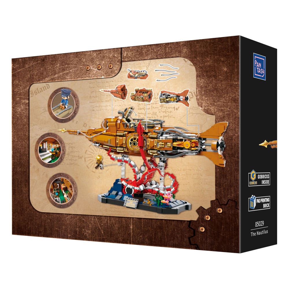 Pantasy Original Jeu de construction Steampunk: Le Nautilus