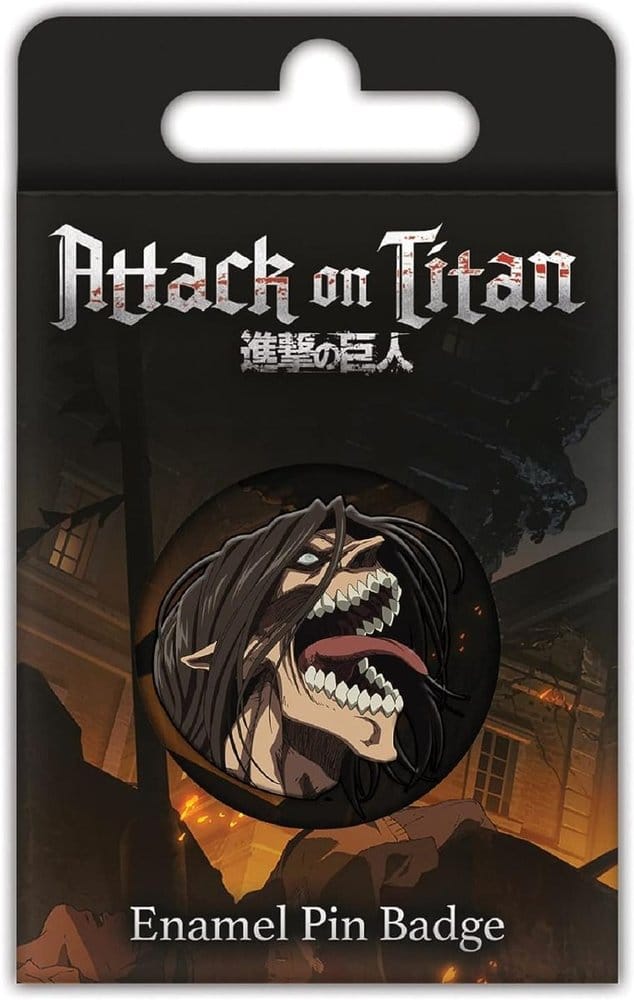 Attack on Titan Pin's en émail S3 (Eren Titan Rage)