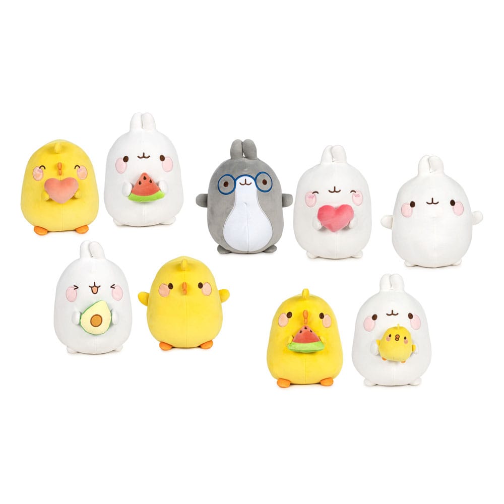 Molang assortiment peluches 18 cm Wave 1 Small (12)